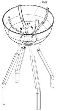 FIRE MOUNTAIN JB03300101 57cm Charcoal Kettle BBQ with Accessories fig4