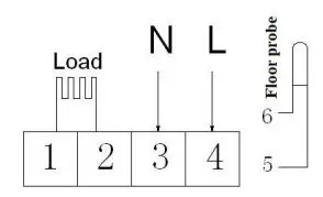 AMATI HY316WE Wifi Thermostat User Manual - HY316WE Electric heating wiring diagram Connect