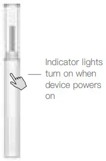 ScopeAround SA39A Ear Wax Removal Camera - indicator light