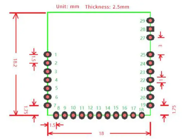 Hyeco Smart Tech ML601 Embedded Low Power- Hardware size