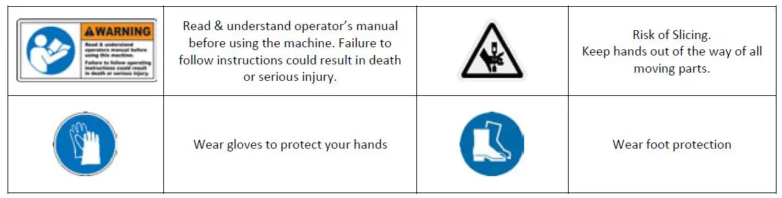 GENERAL SAFETY INSTRUCTIONS