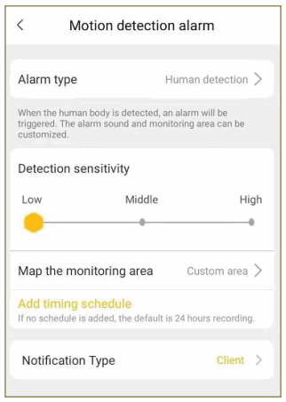 VSTARCAM CB73 Mini IP Camera - Human Detection