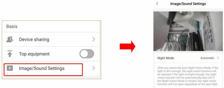 VSTARCAM CB73 Mini IP Camera - Night vision model