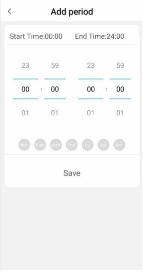 VSTARCAM CB73 Mini IP Camera - Schedule