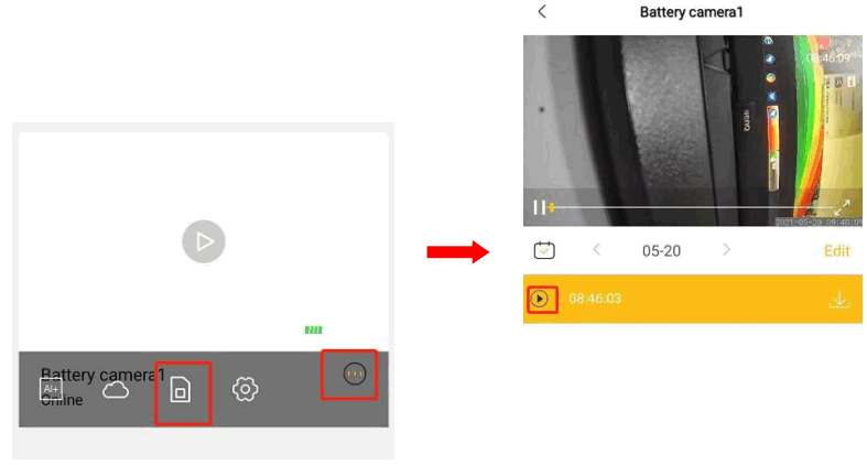 VSTARCAM CB73 Mini IP Camera - TF card video