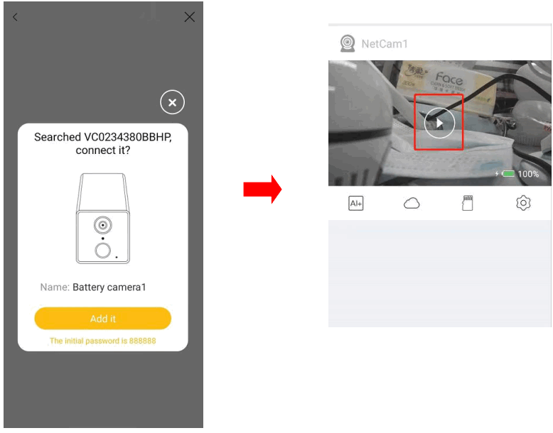 VSTARCAM CB73 Mini IP Camera - UID