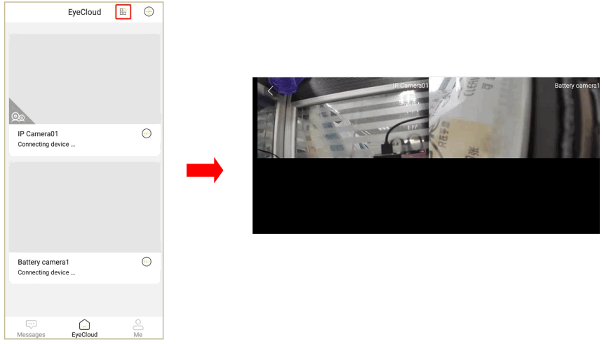 VSTARCAM CB73 Mini IP Camera - screen
