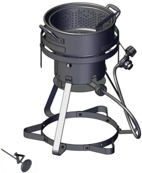 NEXGRILL 840 0008 Fish and Wing Fryer