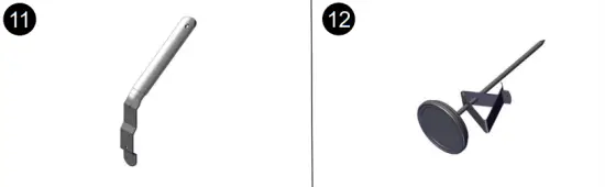 NEXGRILL 840 0008 Fish and Wing Fryer - Parts List2