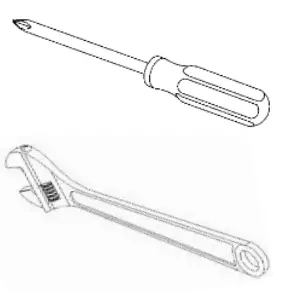 NEXGRILL 840 0008 Fish and Wing Fryer - Screws