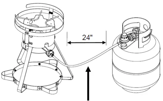 NEXGRILL 840 0008 Fish and Wing Fryer - tank
