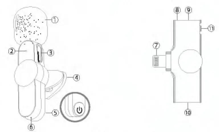 Antye 42144279 Wireless Microphone Lightning Receiver 2