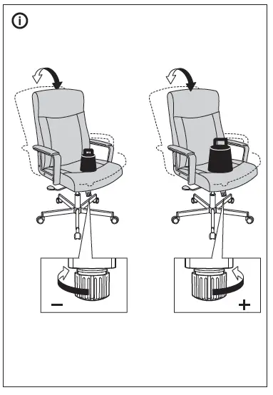 IKEA 104.894.05 MILLBERGET Swivel Chair Murum fig 15