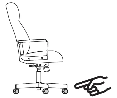 IKEA 104.894.05 MILLBERGET Swivel Chair Murum fig 16