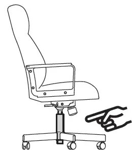 IKEA 104.894.05 MILLBERGET Swivel Chair Murum fig 7