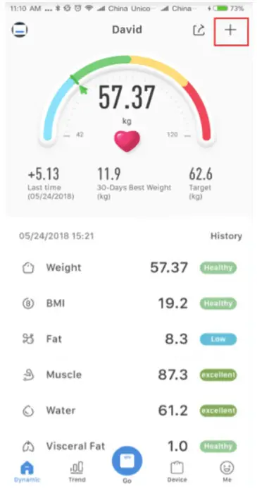 LiFE 221 0219 Petite Smartweight BT Smart Scales - time 8