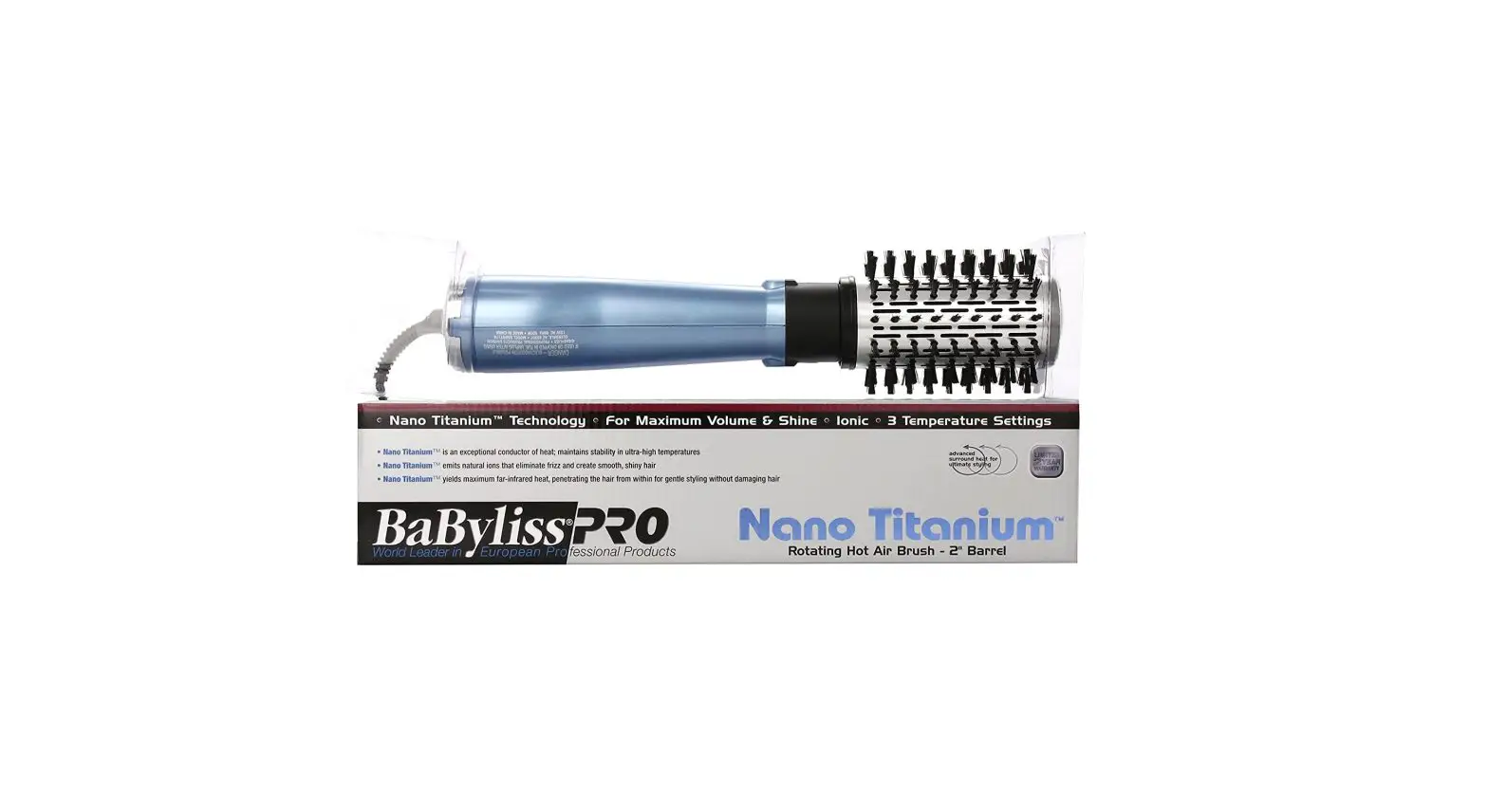Babyliss Pro Babnt178 2 Inch Rotating Hot Air Brush Instruction Manual