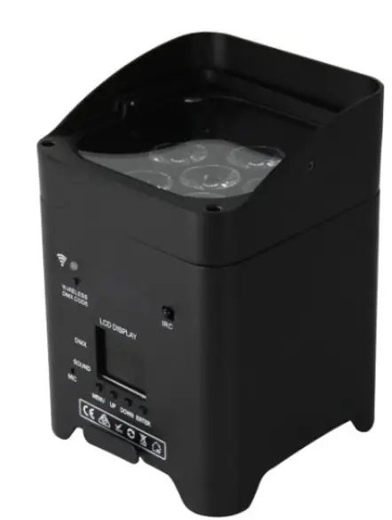 Guangzhou V Show Pro Lighting WBRF0606 6x18w LED Battery Wireless Uplight prod