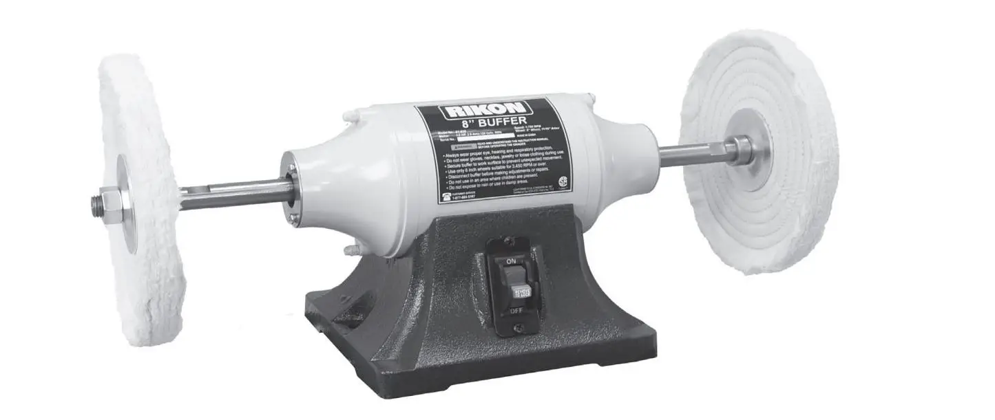 Rikon 81-608 8 Inch Low Speed Long Shaft Buffer User Manual Rikon 81-608 8 Inch Low Speed Long Shaft Buffer User Manual