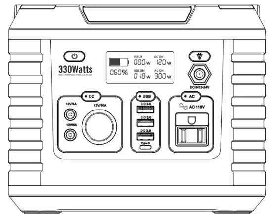 Shenzhen Intelligent Energy MP330 Portable Power Station
