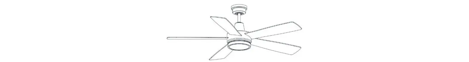 Hampton Bay 52133 Fanelee 54-inch Ceiling Fan User Guide