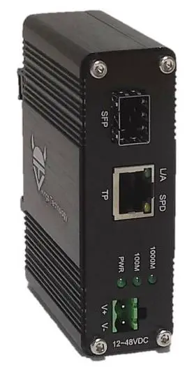 vikings MCFP-D5 Industrial PoE Ethernet Media Converter pro