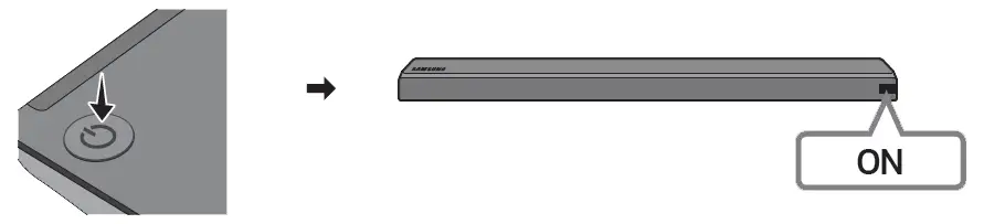 Turn on the Soundbar