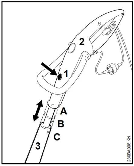 STIHL FSE 31 Electric Grass Trimmer - Shaft