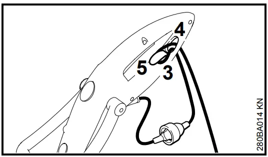STIHL FSE 31 Electric Grass Trimmer - Strain Relief