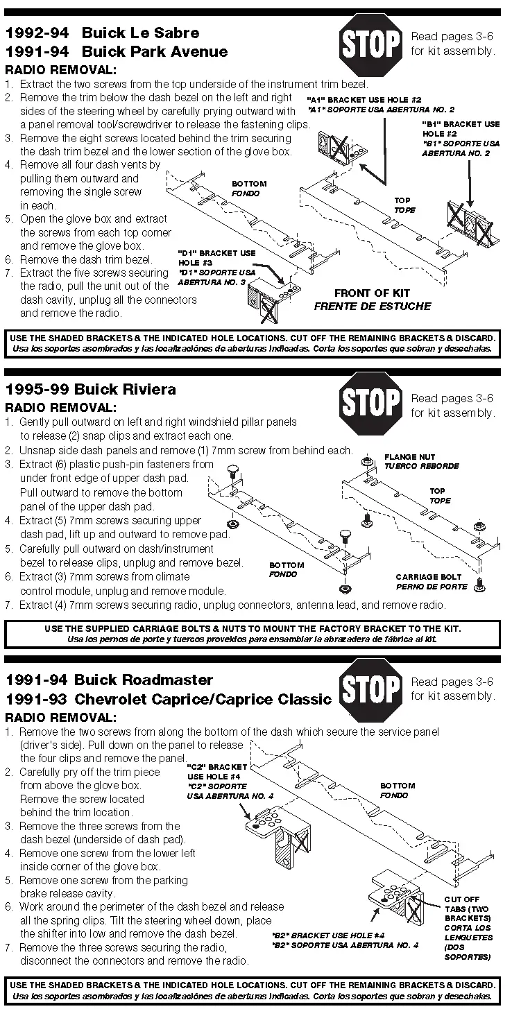 Dash Installation Kit