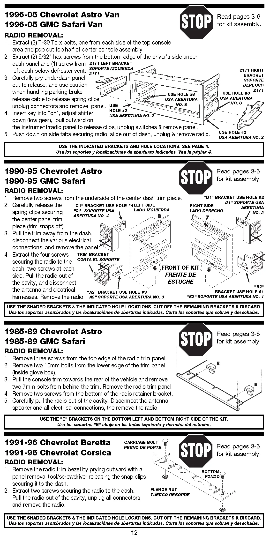 Dash Installation Kit