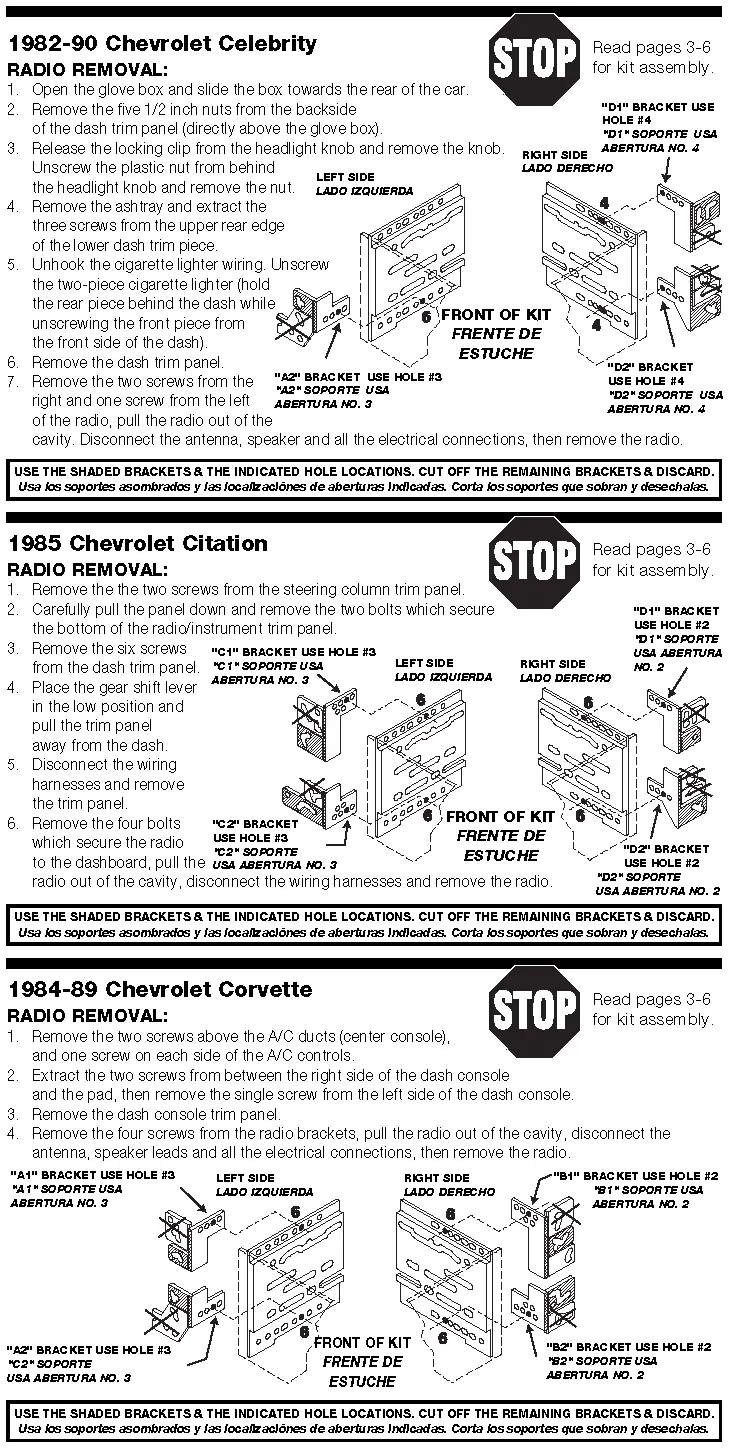 Dash Installation Kit