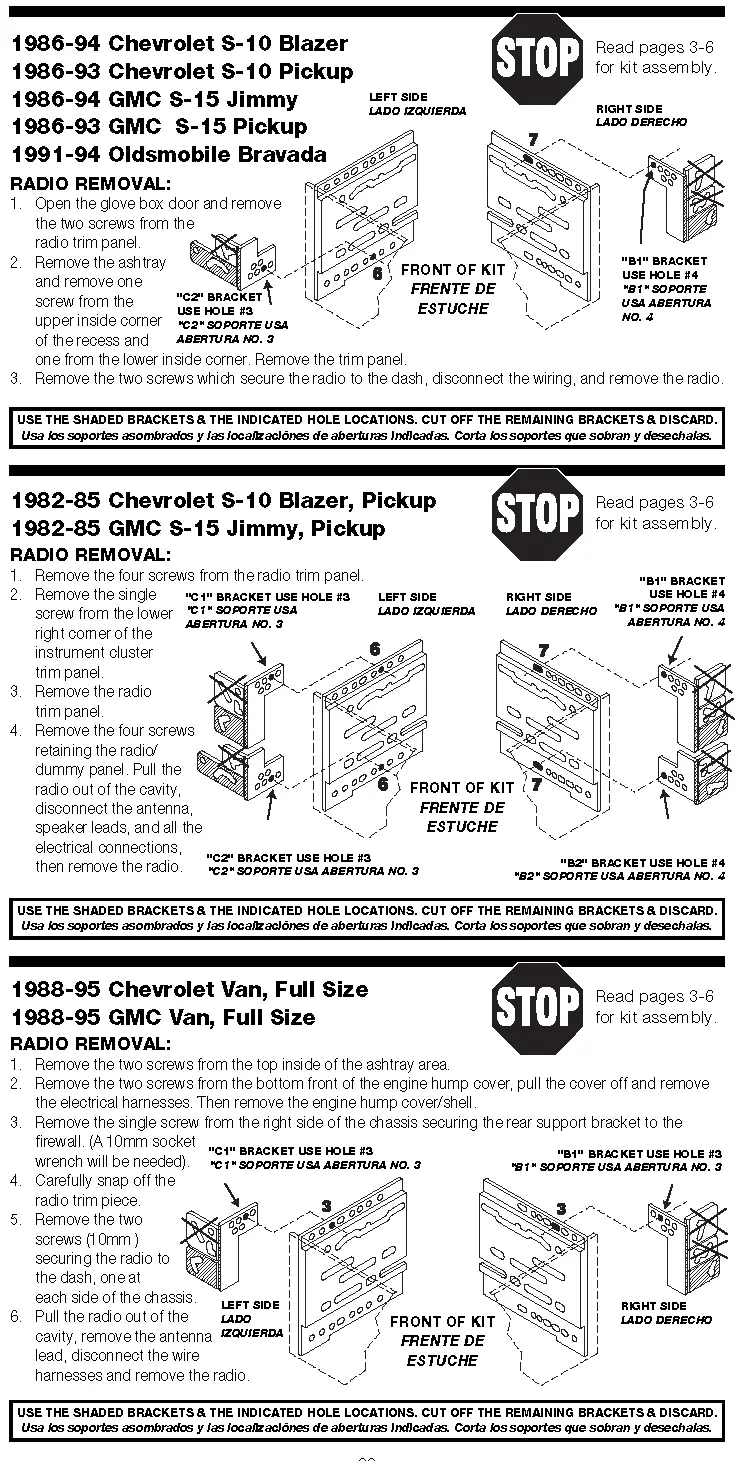 Dash Installation Kit