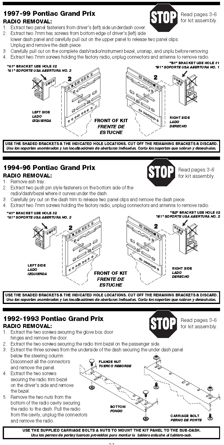 Dash Installation Kit