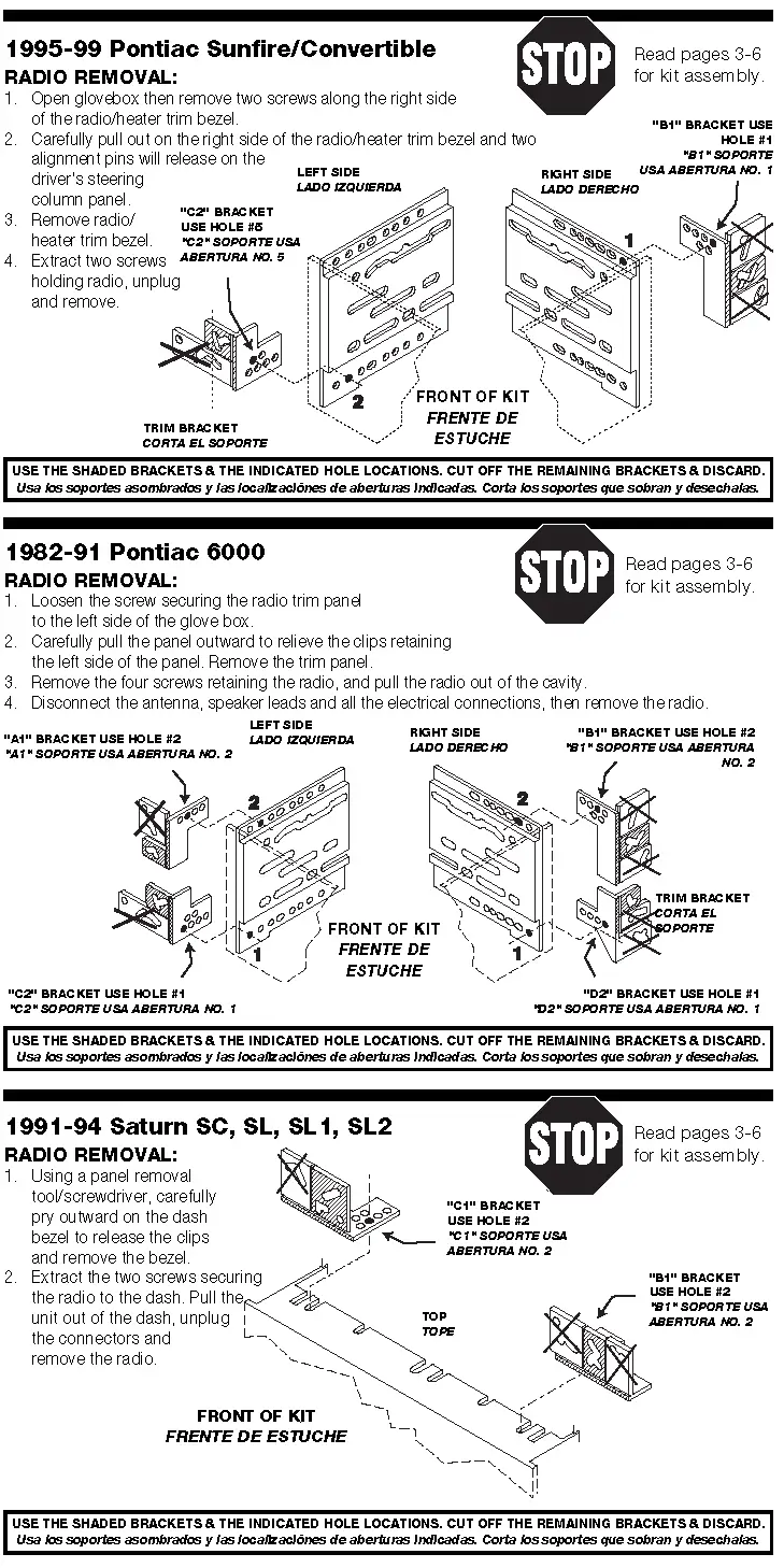 Dash Installation Kit