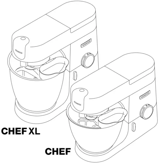 KENWOOD KVC30 Chef Stand Mixer for Baking Stylish Food Mixer