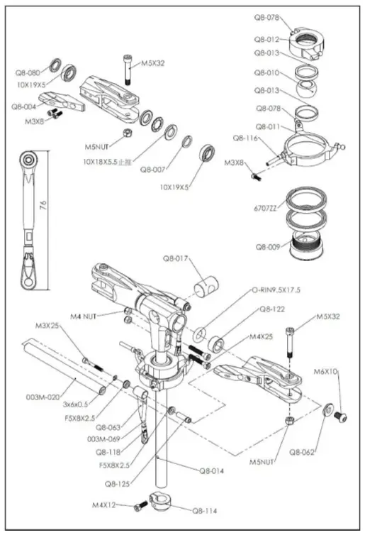 KingTech- KT800-H -Turbine -Helicopter -13