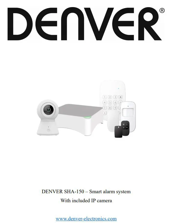 DENVER Smart alarm system IP camera User Manual
