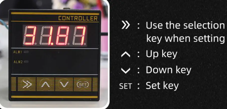 KLHA KC72B00 RS485 Interface Temperature Controller with Communication Function - Button