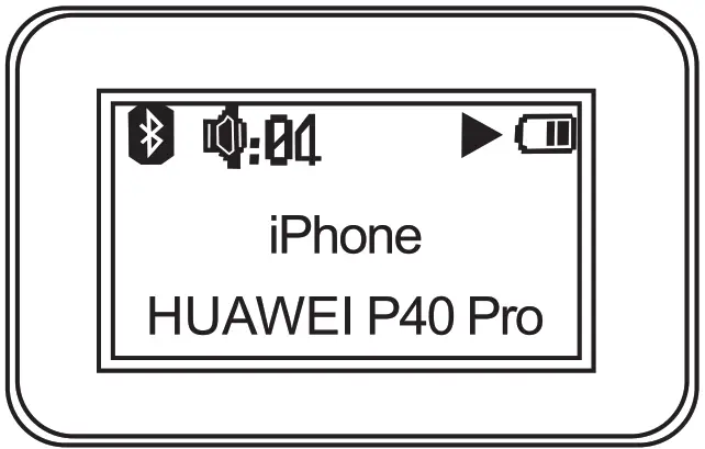 COMSOON J25 Bluetooth Receiver with LCD Screen Portable AUX Bluetooth 5.0 Adapter - Fig 1