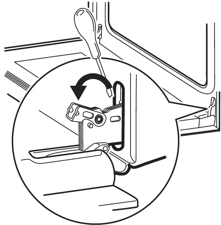 Lift and pull the latches until they click