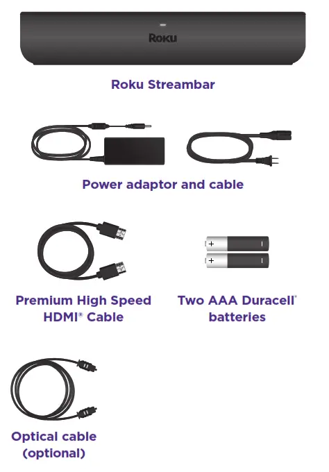 Roku 9102R Streambar with Wireless Subwoofer