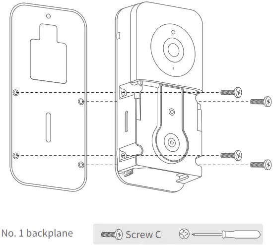 Yi Technology D201 Kami Doorbell Camera - Fix the host