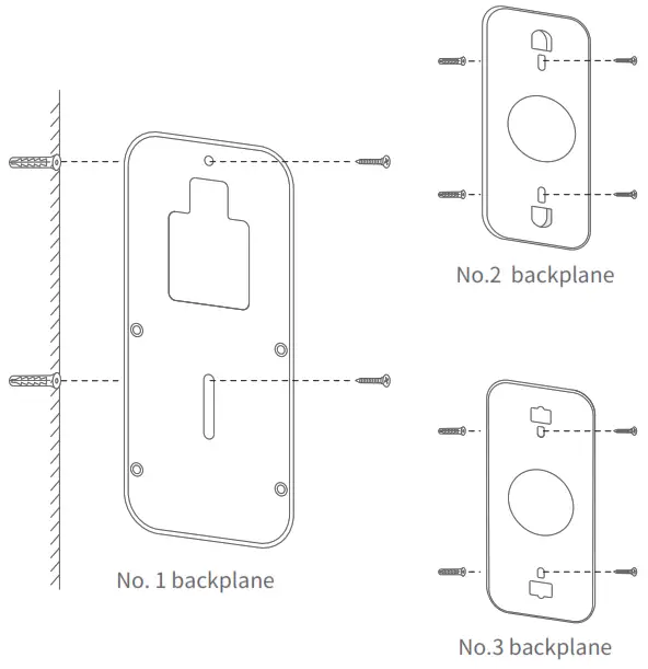 Yi Technology D201 Kami Doorbell Camera - Fixed backplane 1