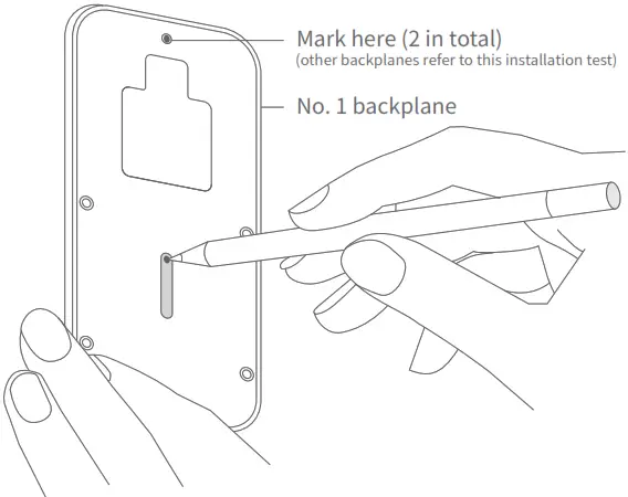 Yi Technology D201 Kami Doorbell Camera - Fixed backplane