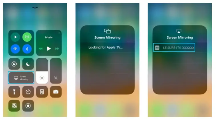 Activate Screen Mirroring
