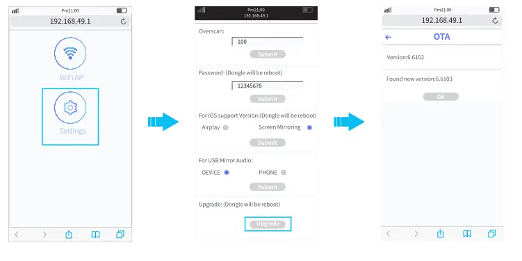 Upgrade the Firmware Version