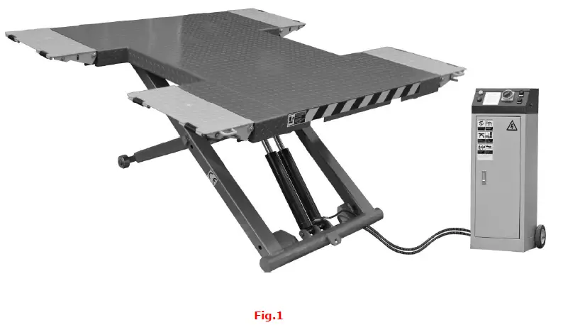 AMGO EM06 Hydrulics Portable Mid Rise Scissor-FIG1