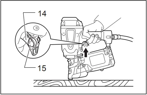 makita AN902 Construction Coil Nailer 10