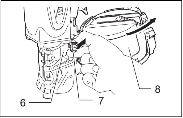 makita AN902 Construction Coil Nailer 6